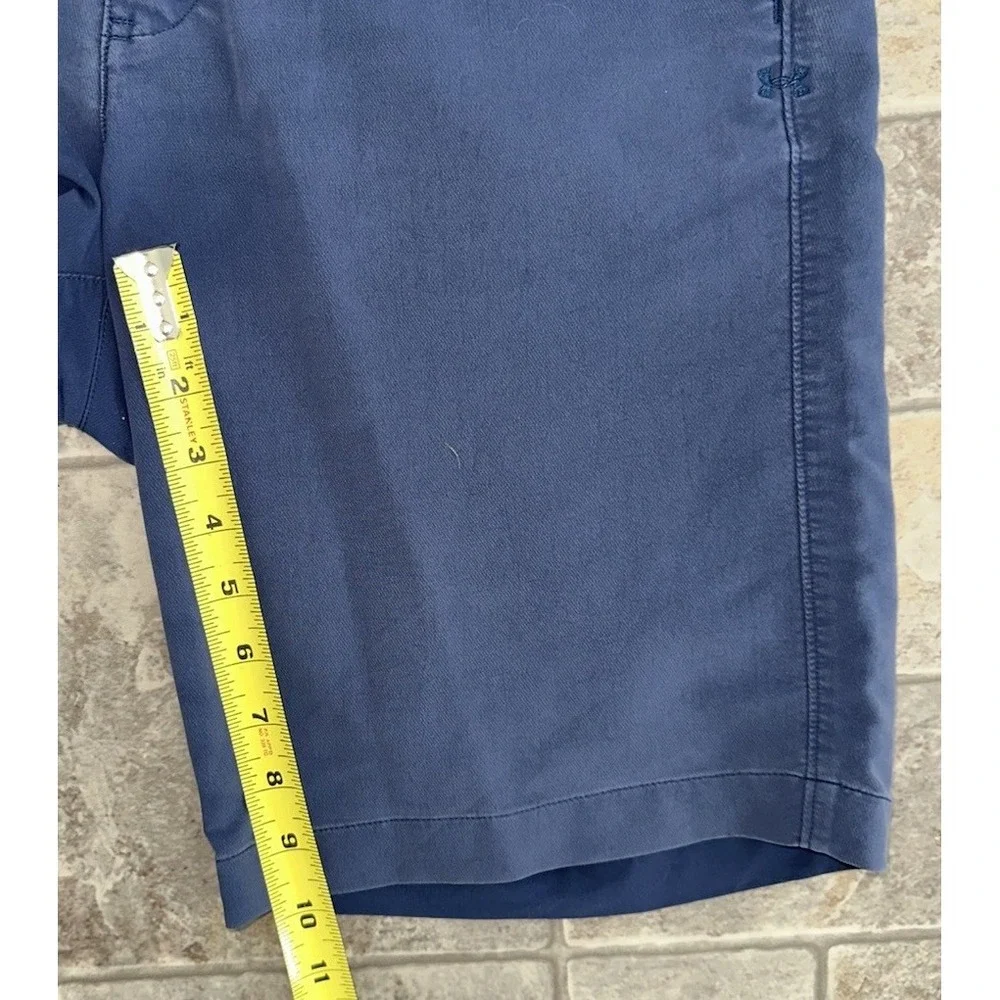 Under Armour Golf Shorts Navy Blue Mens Size‎ 32 Stretch WaistBand